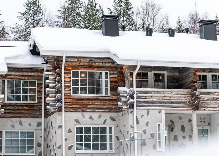 بيت للعطل Ruka Loft Kuukkeli, 2 Lift Passes Included *